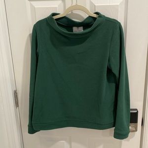 Hunter green fleece cowlneck from Dudley Stevens - medium